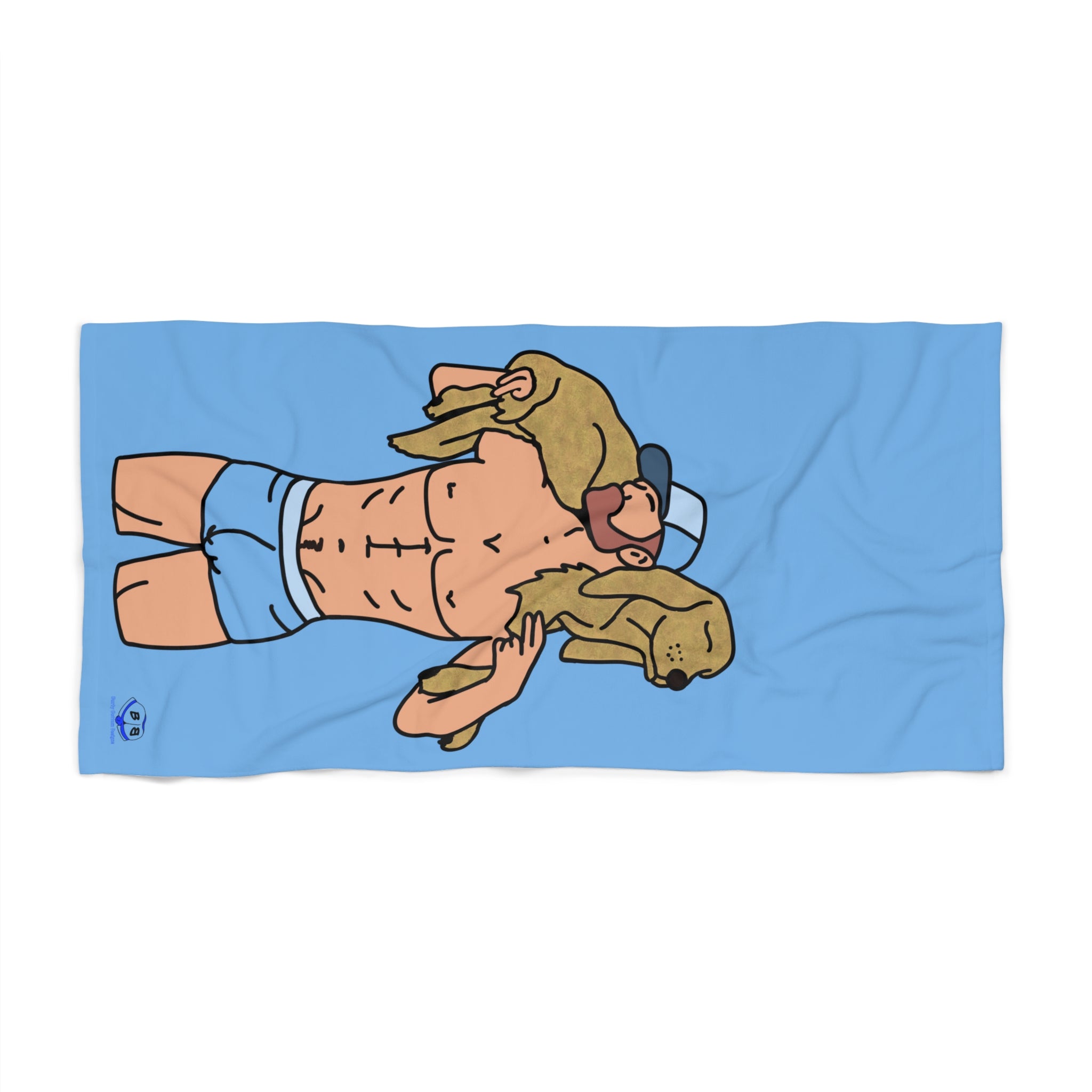Beach Towel - Mans Best Friend