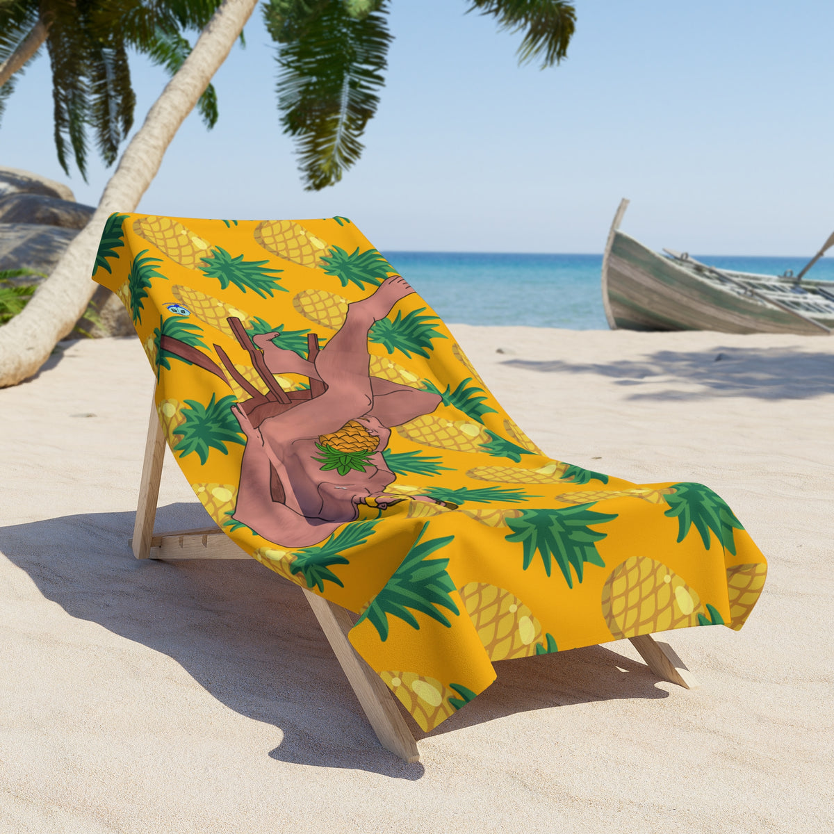 Beach Towel - Pineapple Makes it Sweet