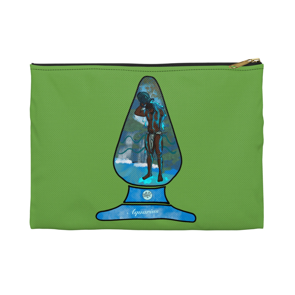 Zipper Gear Pouch - Zodiac Butt Plug: Aquarius