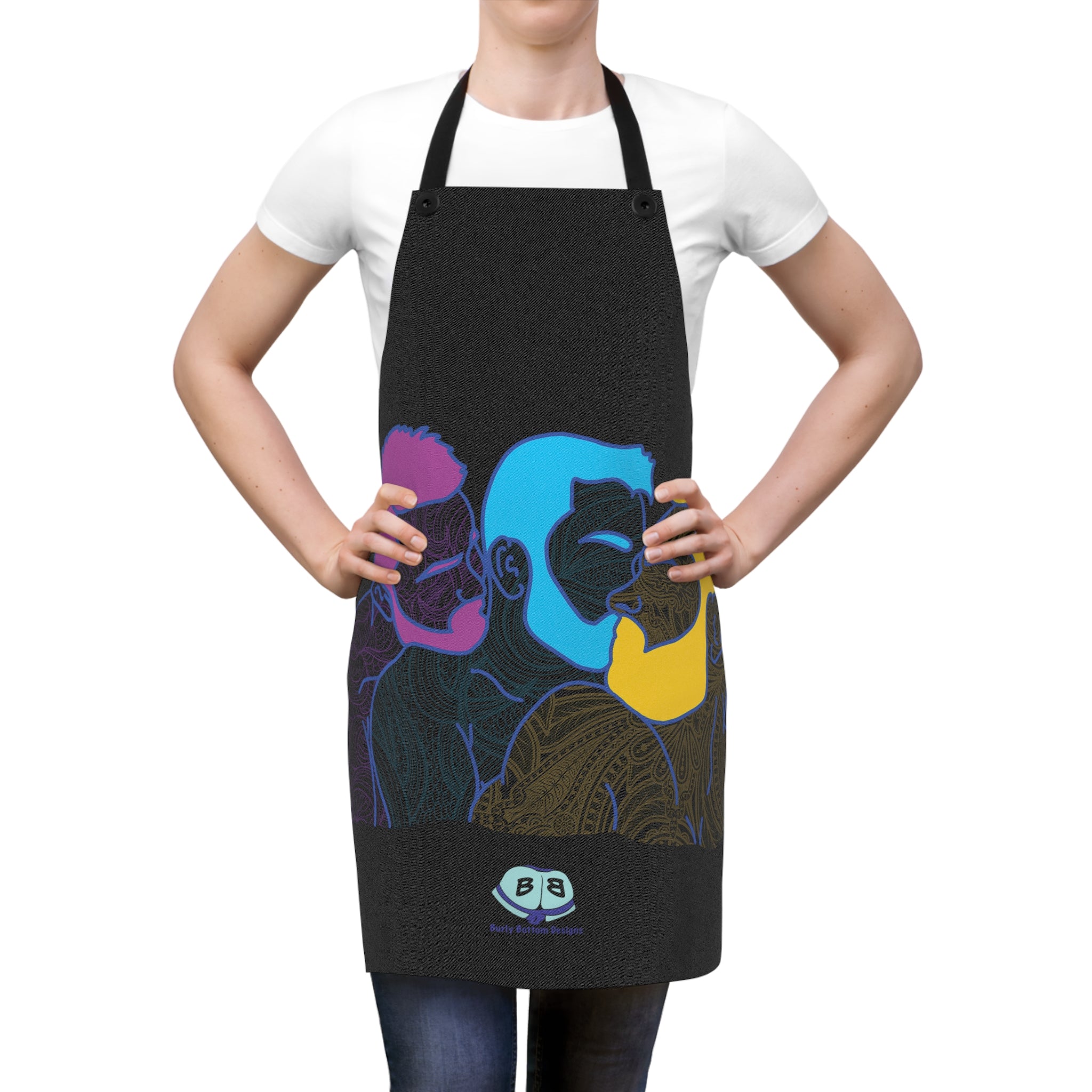 Apron - Throuple Pop Art