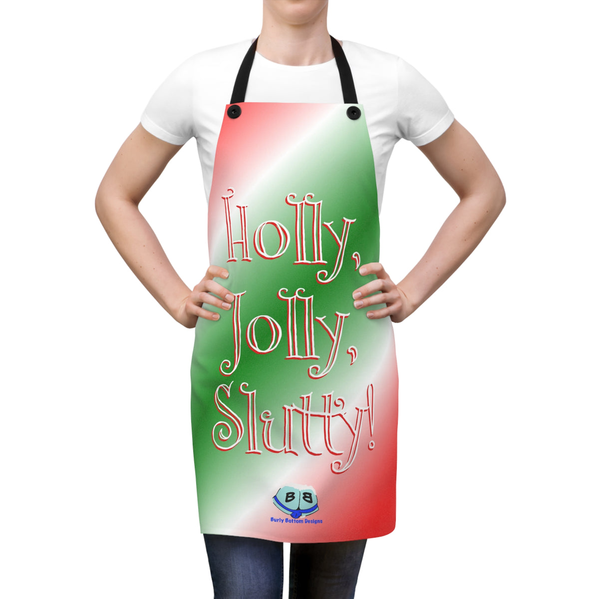 Apron - Holly, Jolly, Slutty