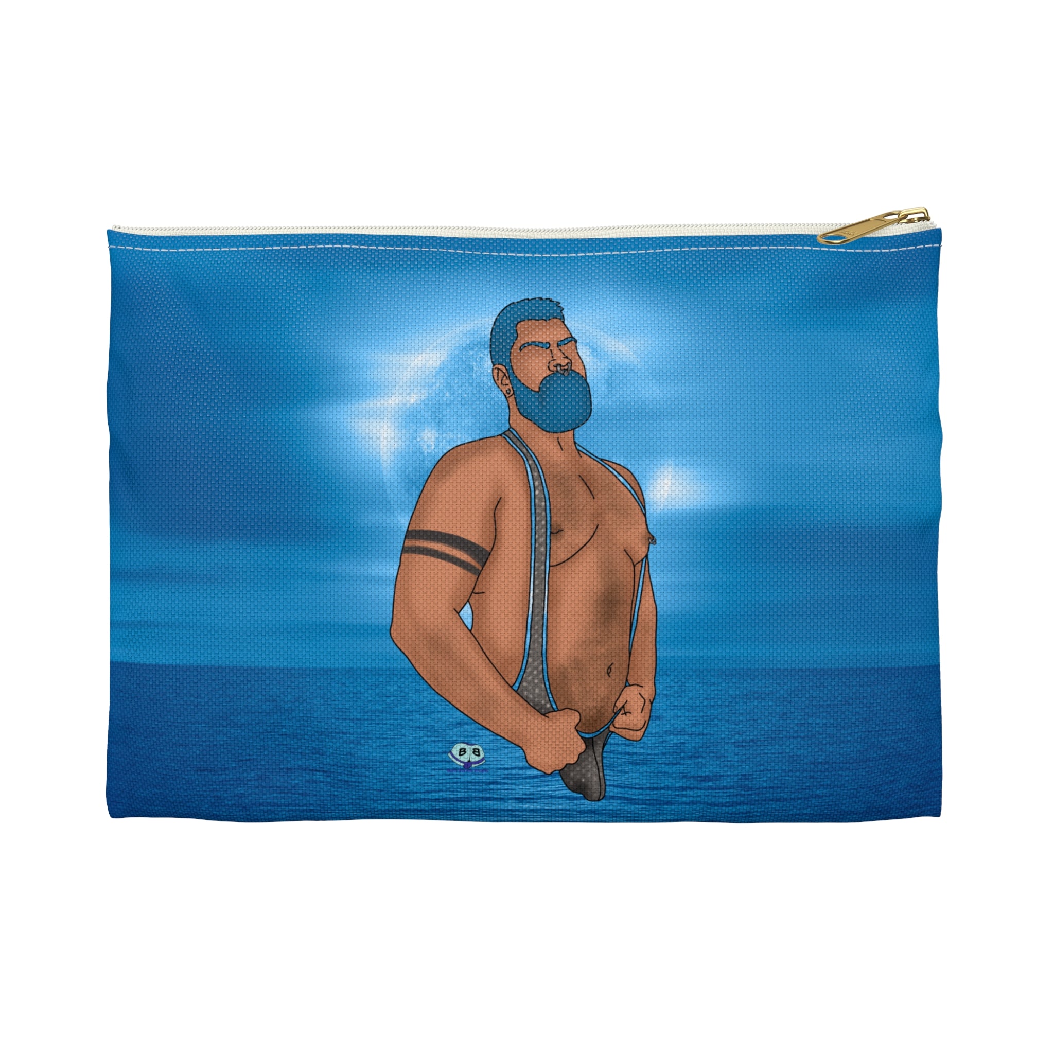 Zipper Gear Pouch - Big Blue