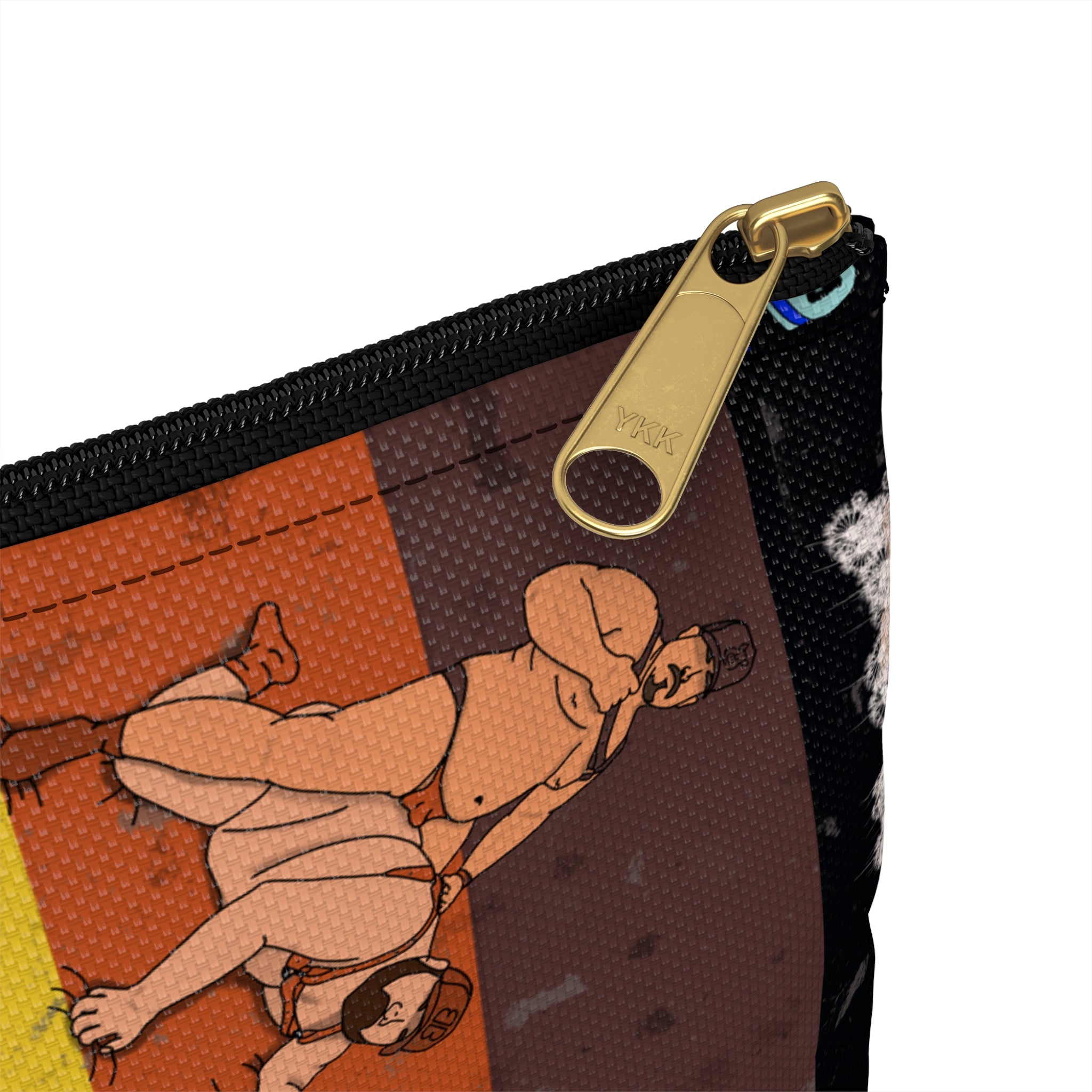 Zipper Gear Pouch - Bear Collage