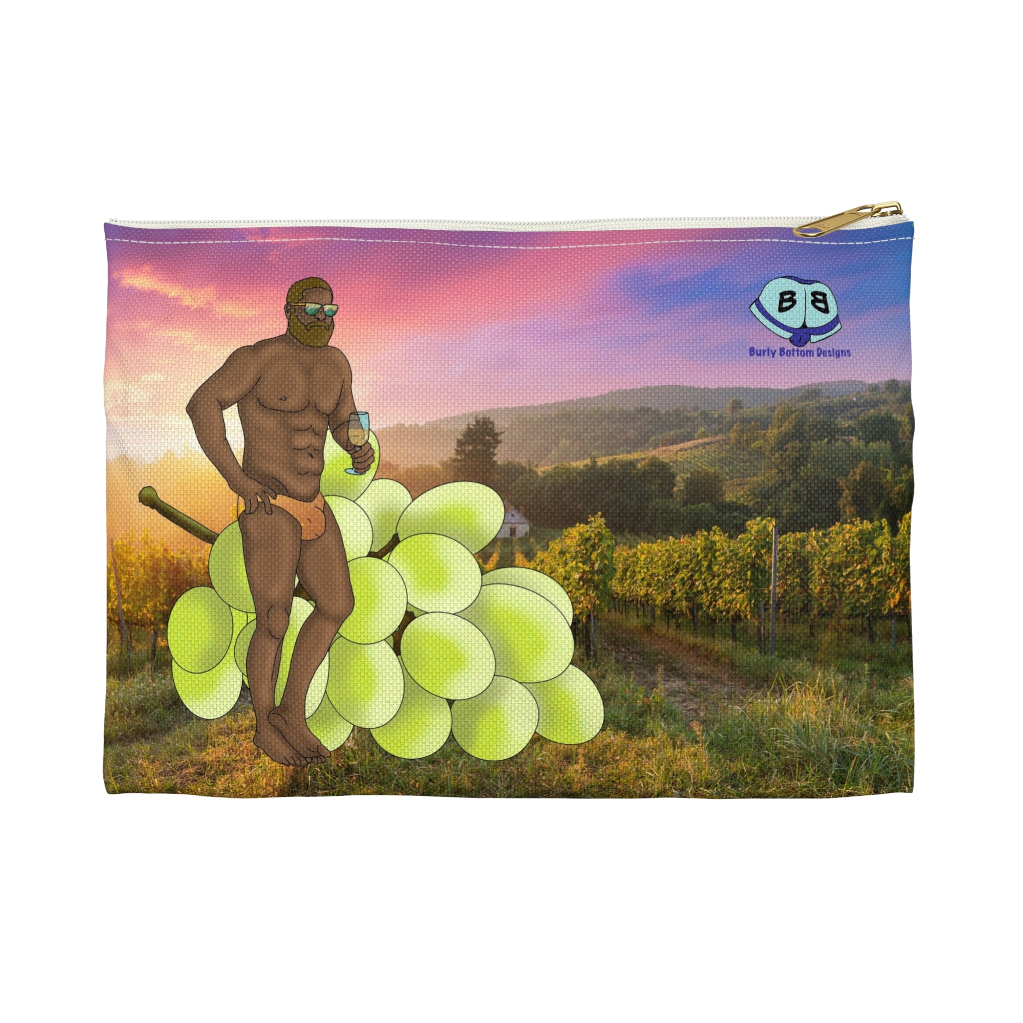Zipper Gear Pouch - Napa Valley