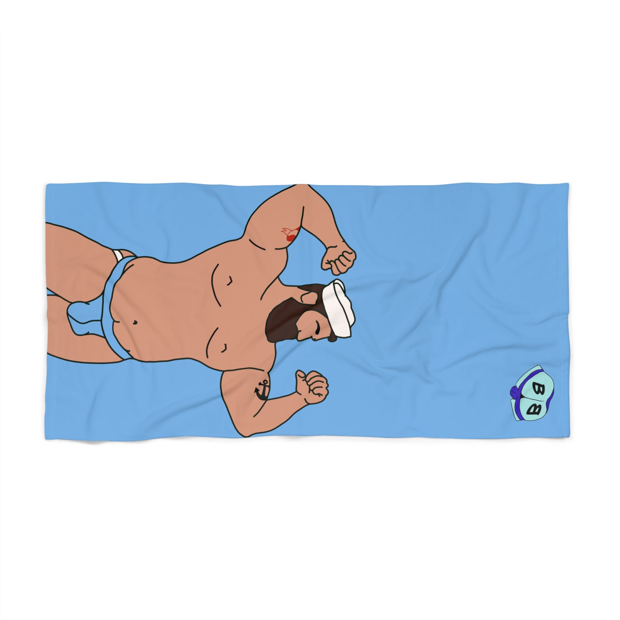Beach Towel - Burly Sailor