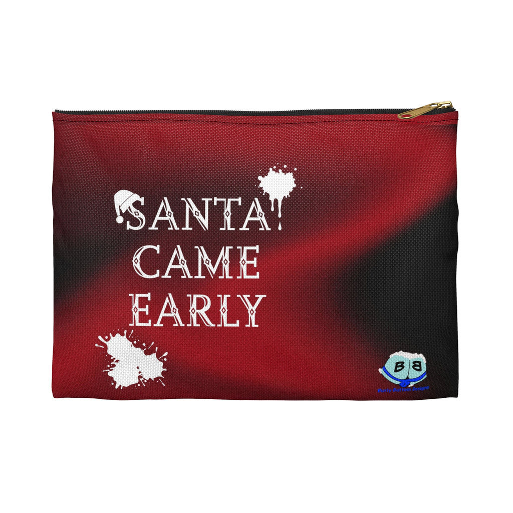Zipper Gear Pouch - Santa Came Early