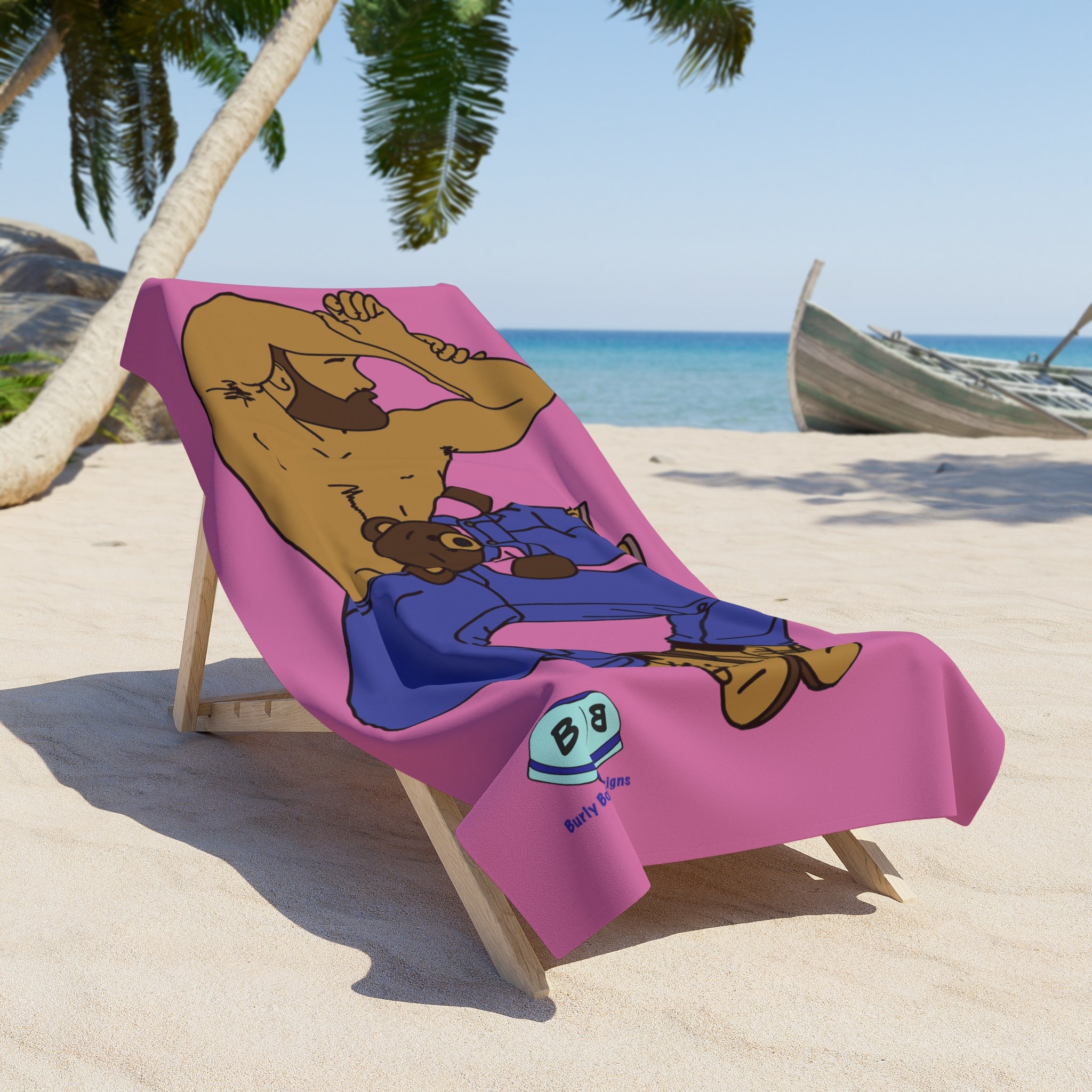 Beach Towel - Teddy Bear Snuggles