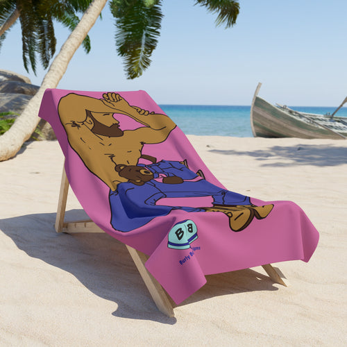 Beach Towel - Teddy Bear Snuggles