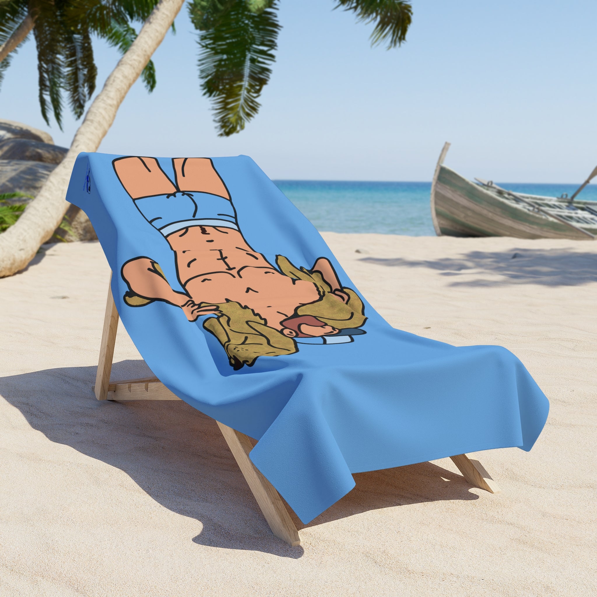Beach Towel - Mans Best Friend