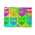 Zipper Gear Pouch - Pop Art Masked Bears