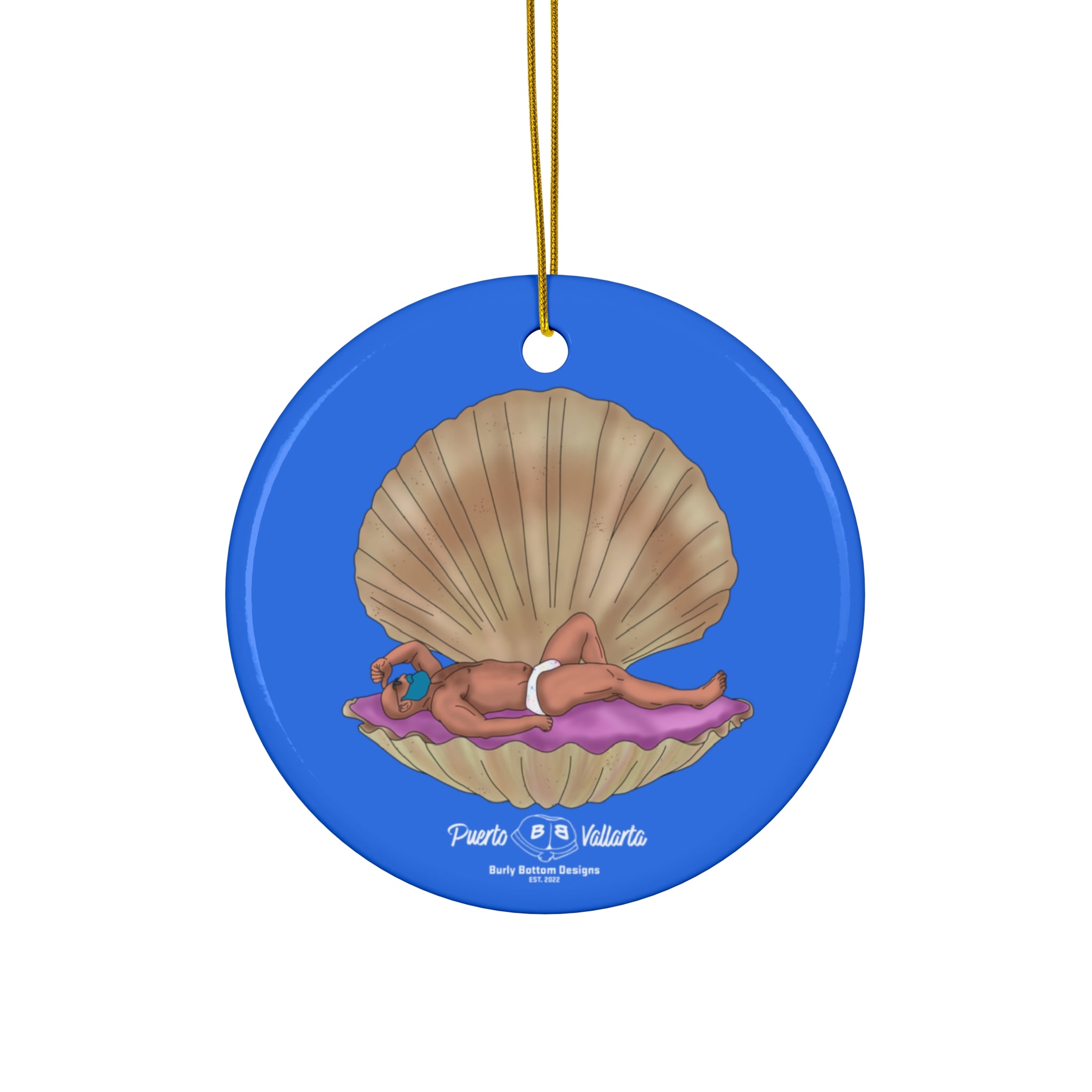 Ceramic Ornament - Clam Bake