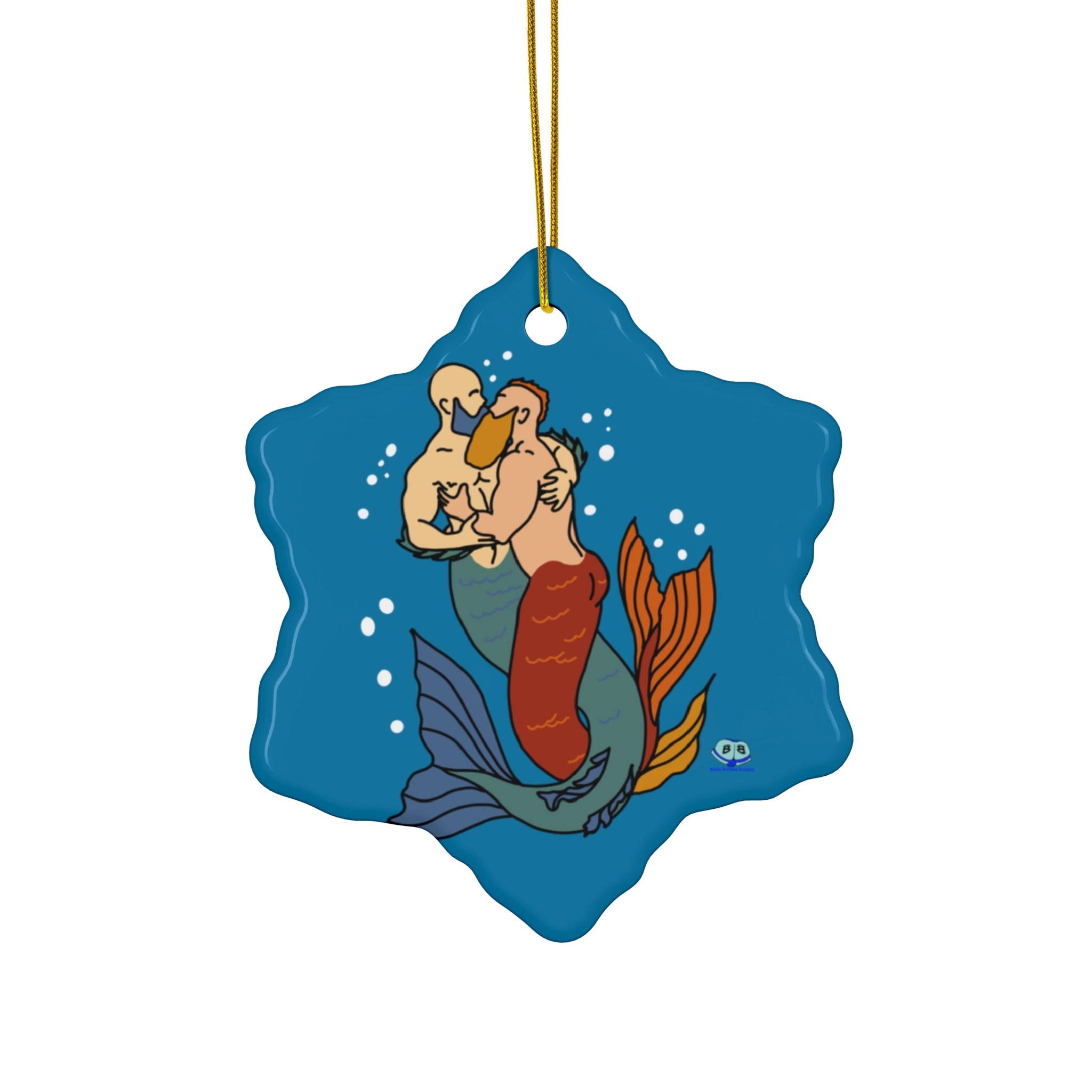 Ceramic Ornament - Mermen