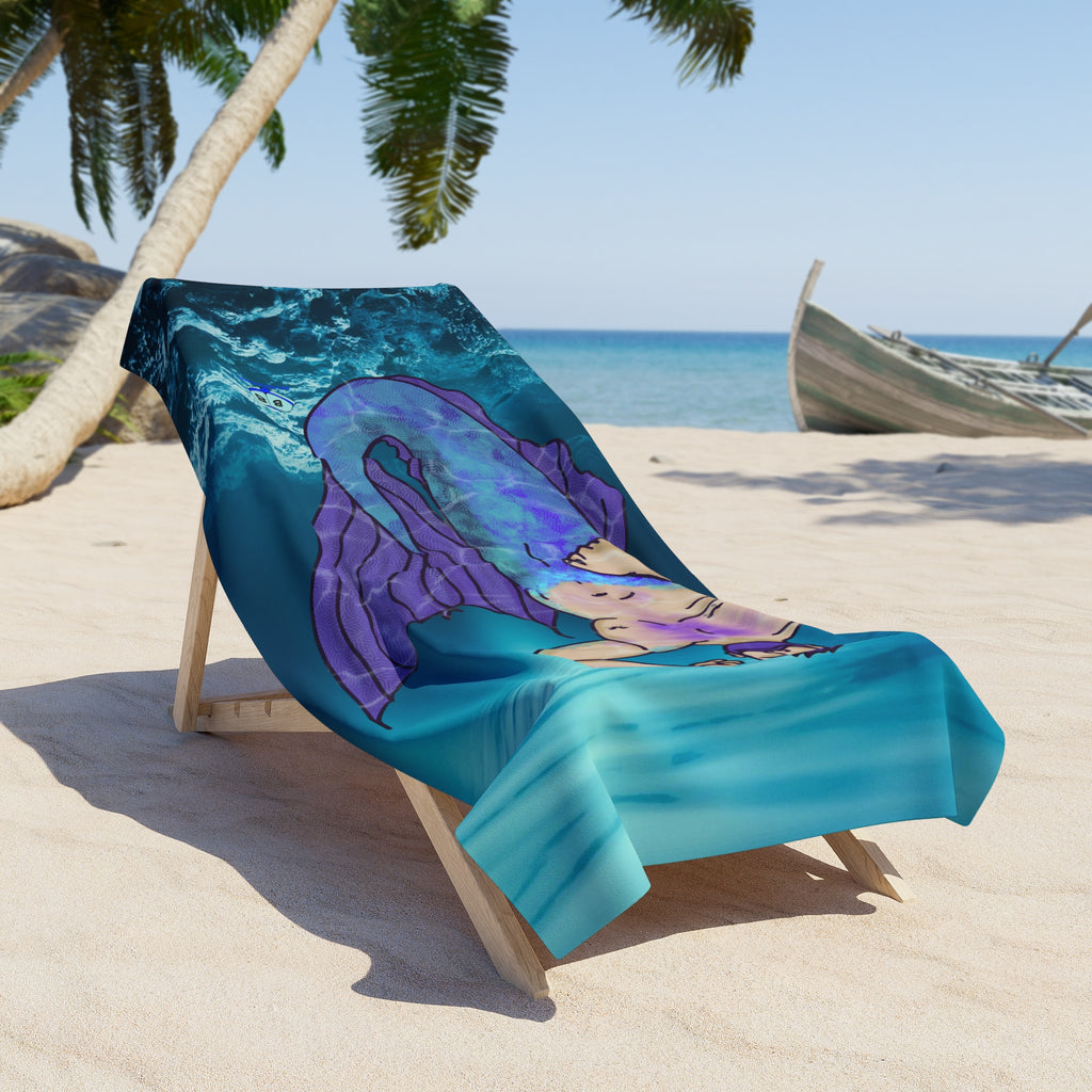 Beach Towel - MerCub Purple
