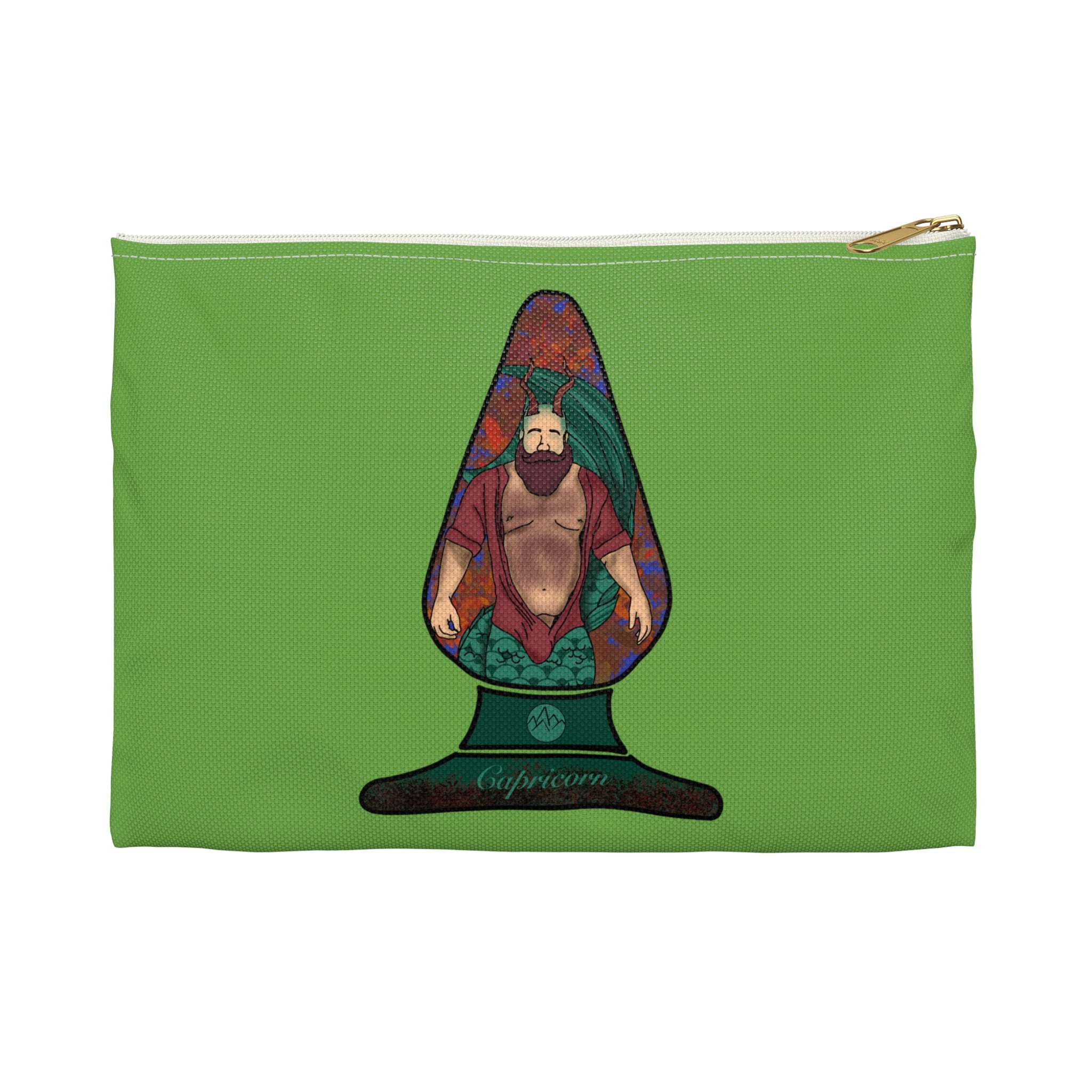 Zipper Gear Pouch - Zodiac Butt Plug: Capricorn