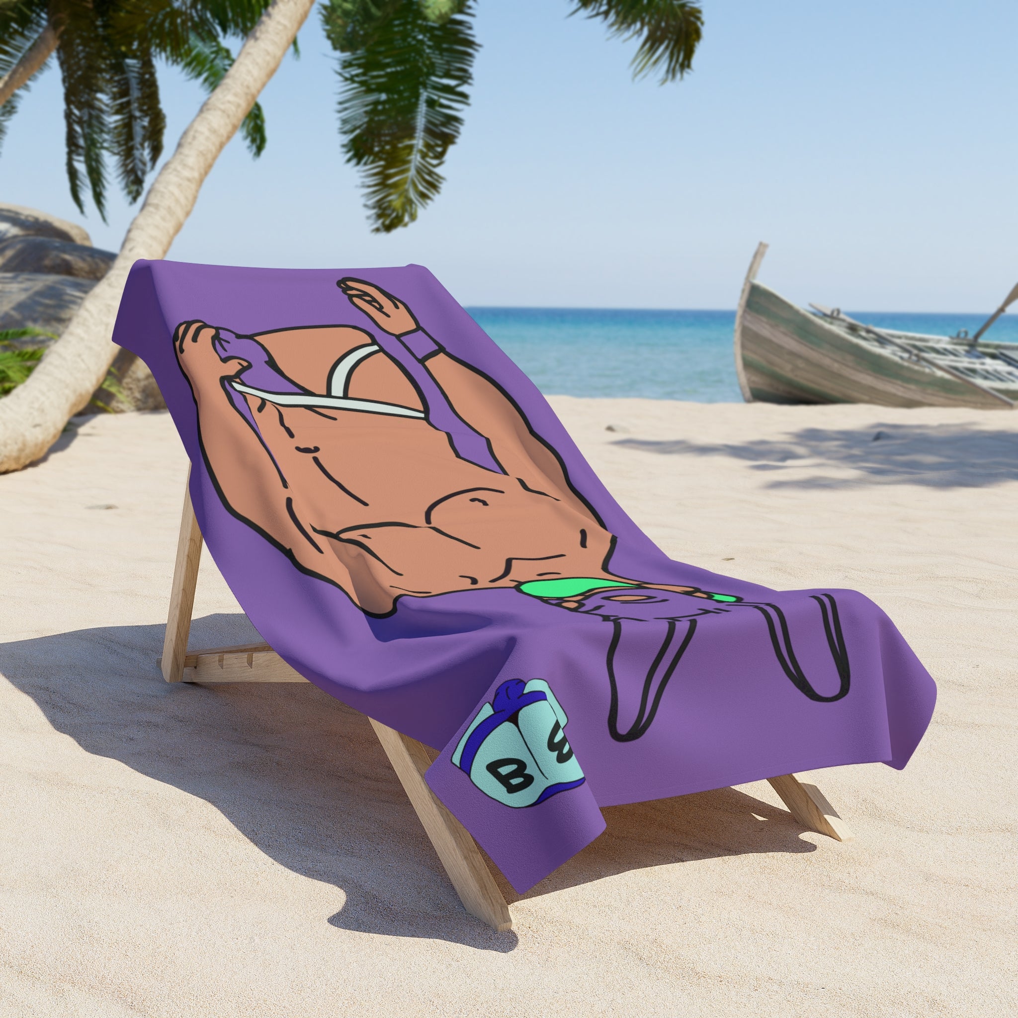 Beach Towel - Bunny Bulge