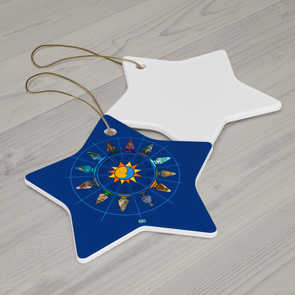 Ceramic Ornament - Zodiac Butt Plug Calendar