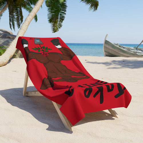 Beach Towel - Rosebud