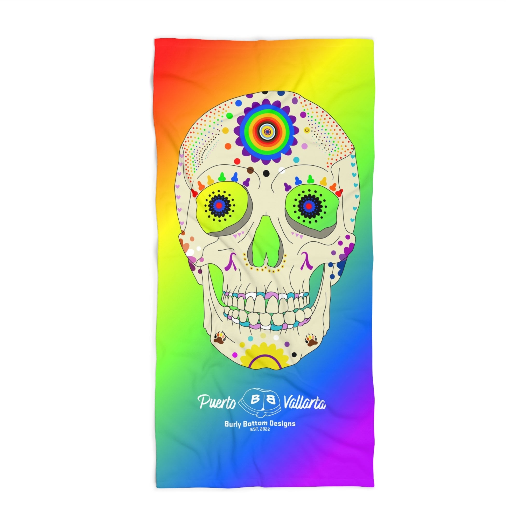 Beach Towel - Día De Los Everyone