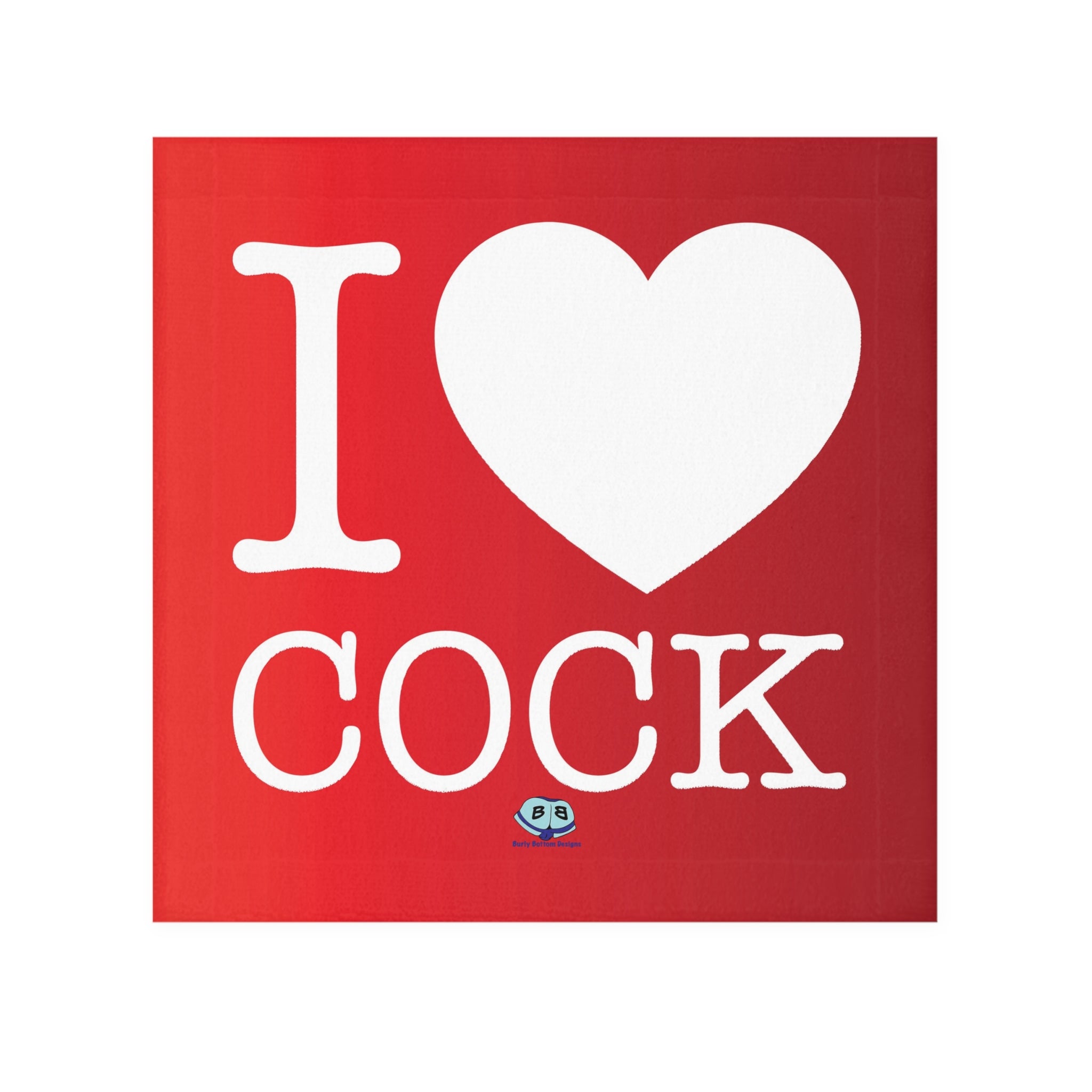Cum Rag - I Heart Cock