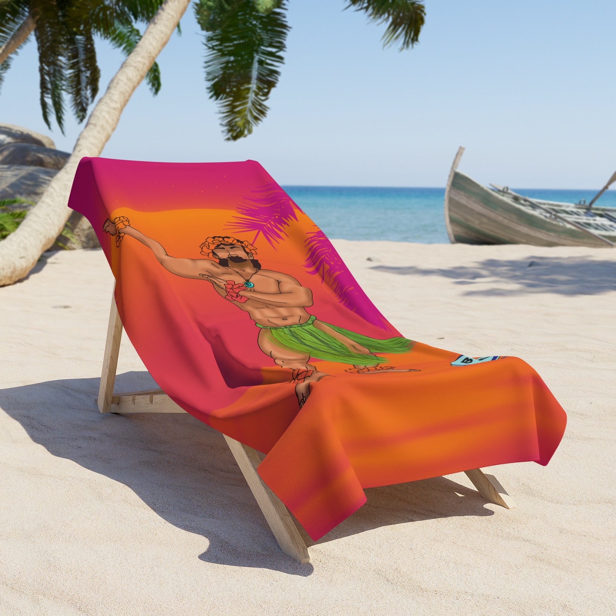 Beach Towel - Kāne Hula