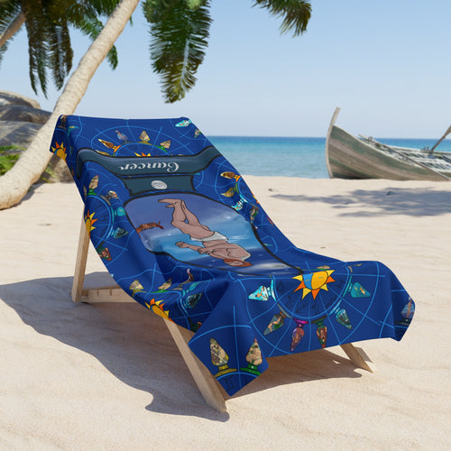 Beach Towel - Zodiac Butt Plug: Cancer