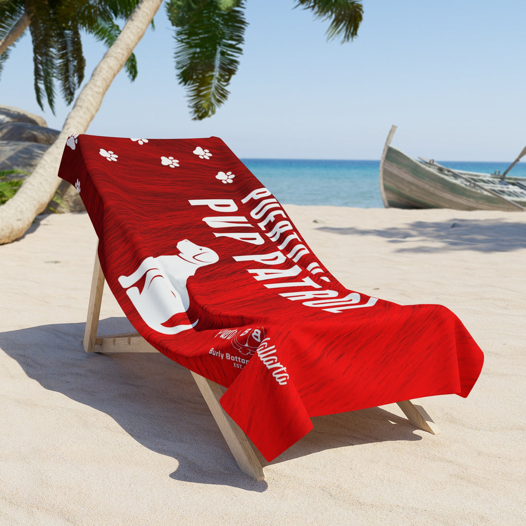 Beach Towel - PV Pup Patrol