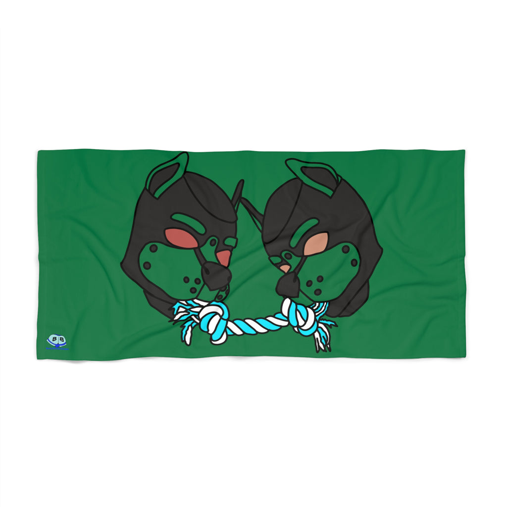 Beach Towel - Tug of War (Green)