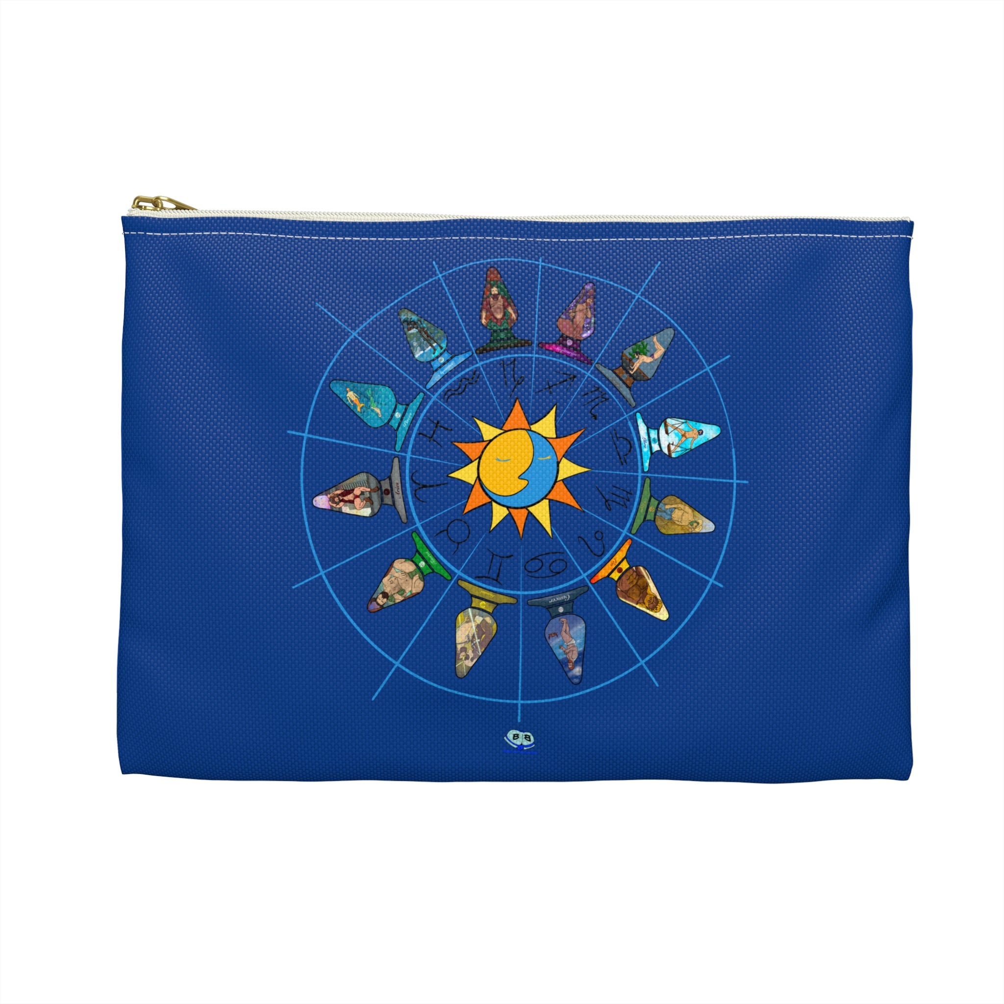 Zipper Gear Pouch - Zodiac Butt Plug: Libra
