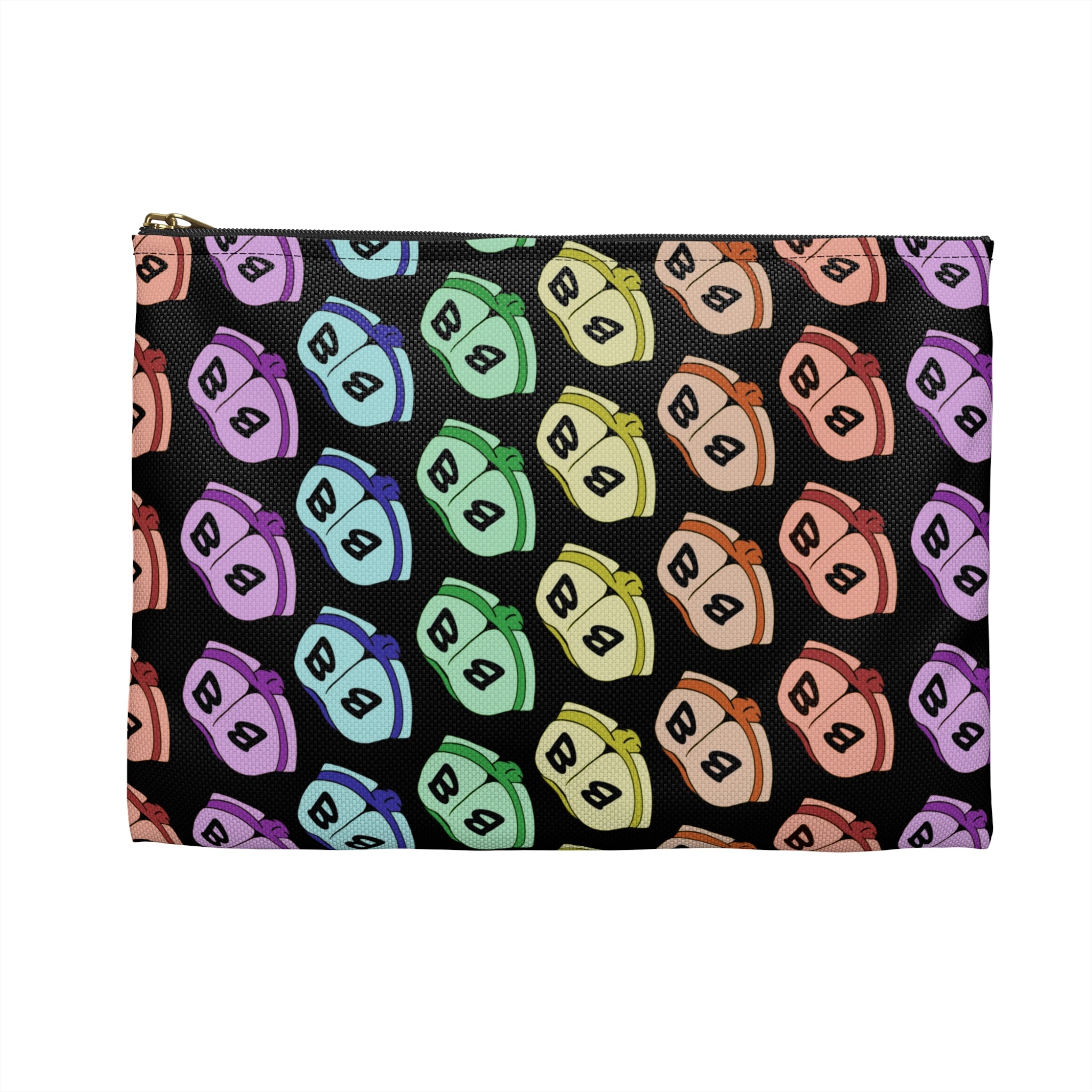 Zipper Gear Pouch - Little Rainbow Butts