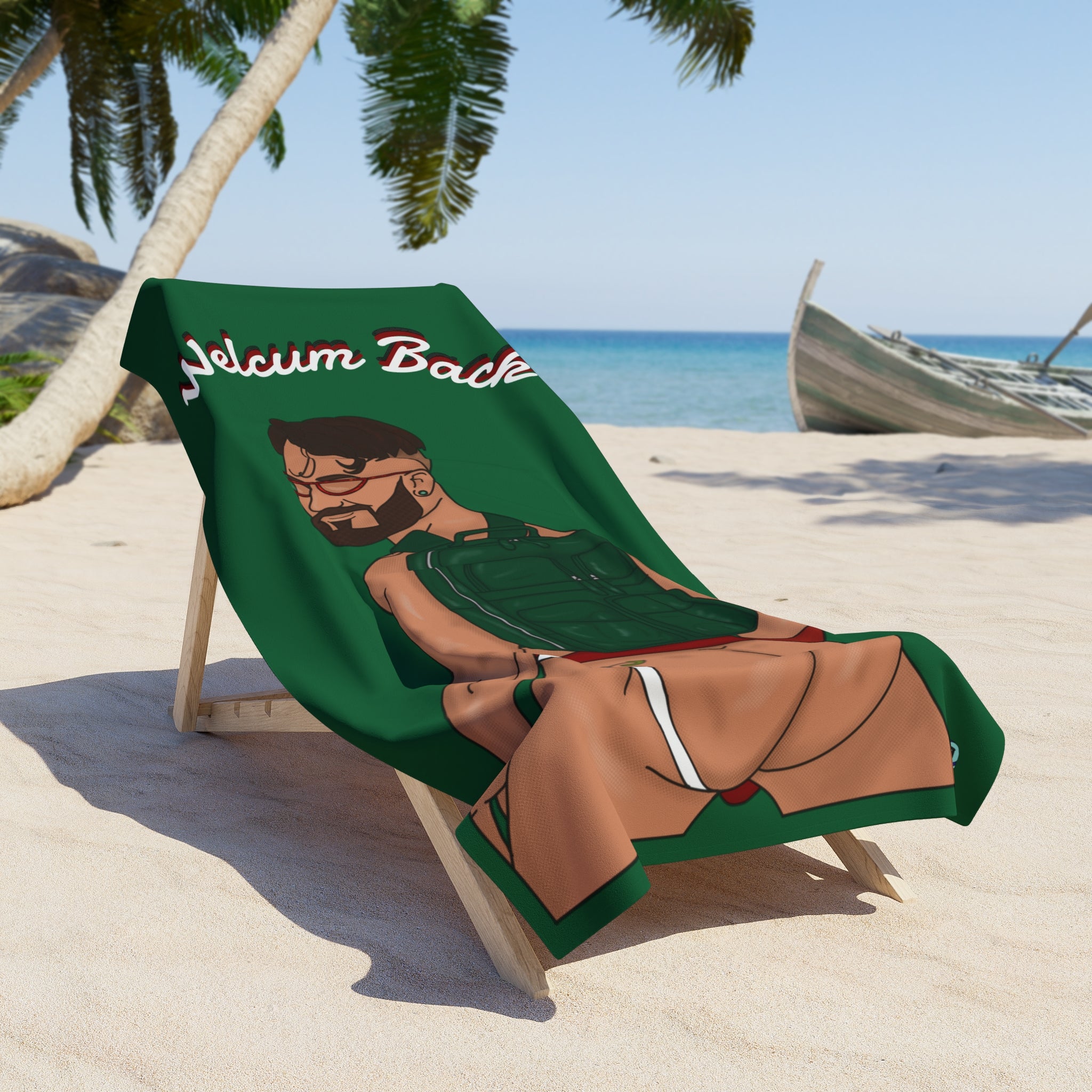 Beach Towel - Apple Bottom