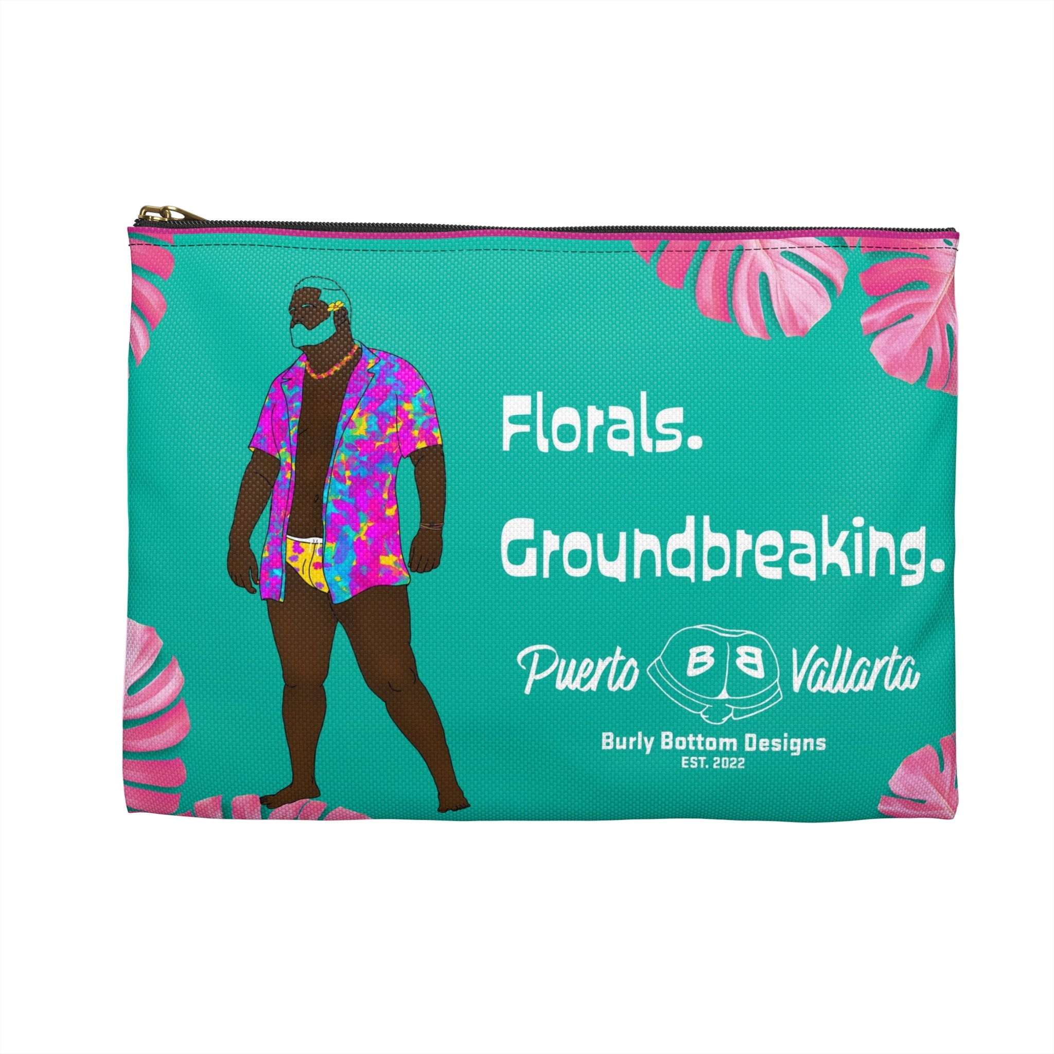 Zipper Gear Pouch - Florals for Spring