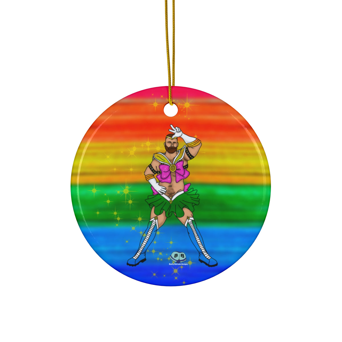 Ceramic Ornament - Bear Scout