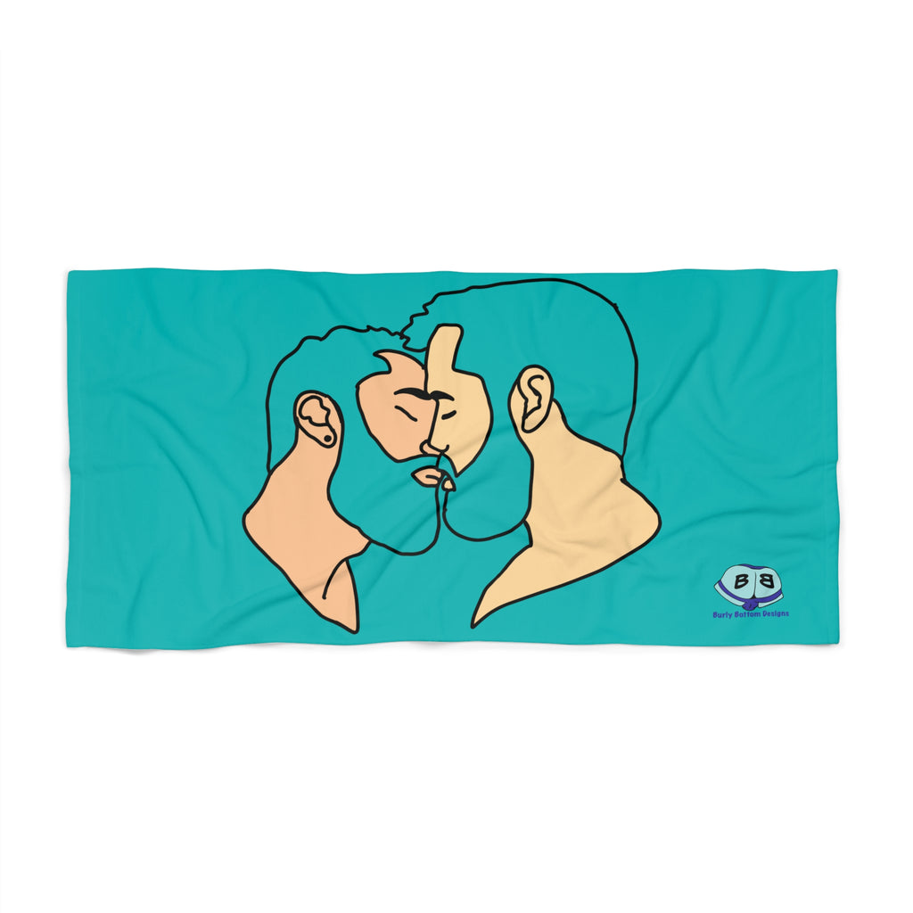 Beach Towel - Bearded Kiss