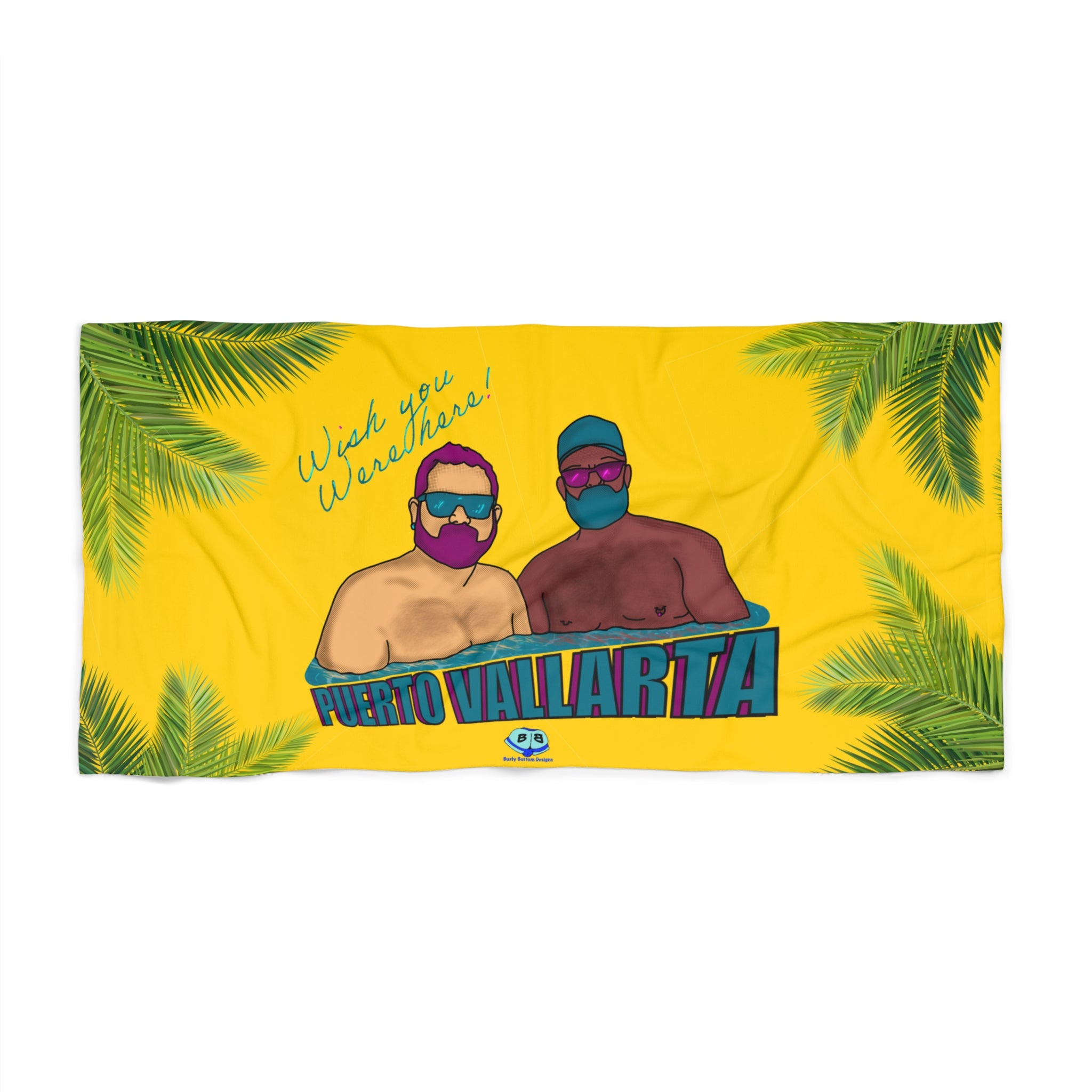 Beach Towel - Wish You Were Here