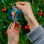 Ceramic Ornament - MerCub Orange Merman