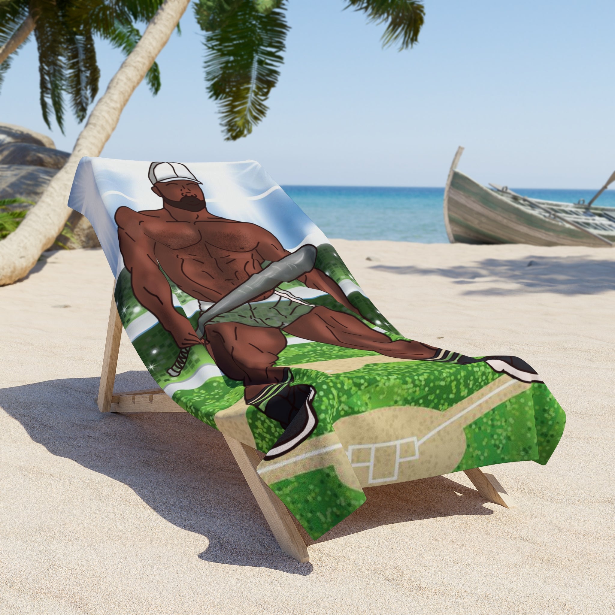 Beach Towel - Batter Up
