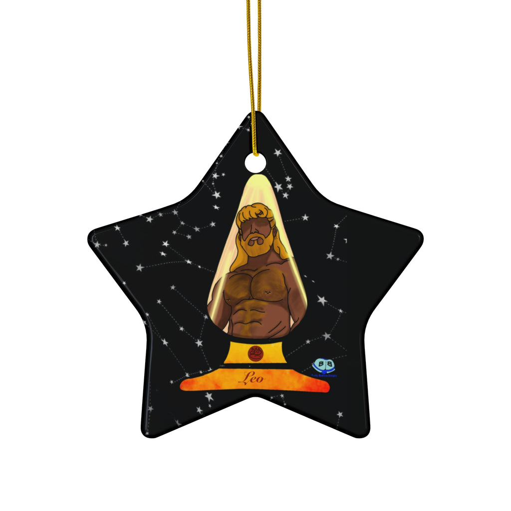 Ceramic Ornament - Zodiac Butt Plug: Leo