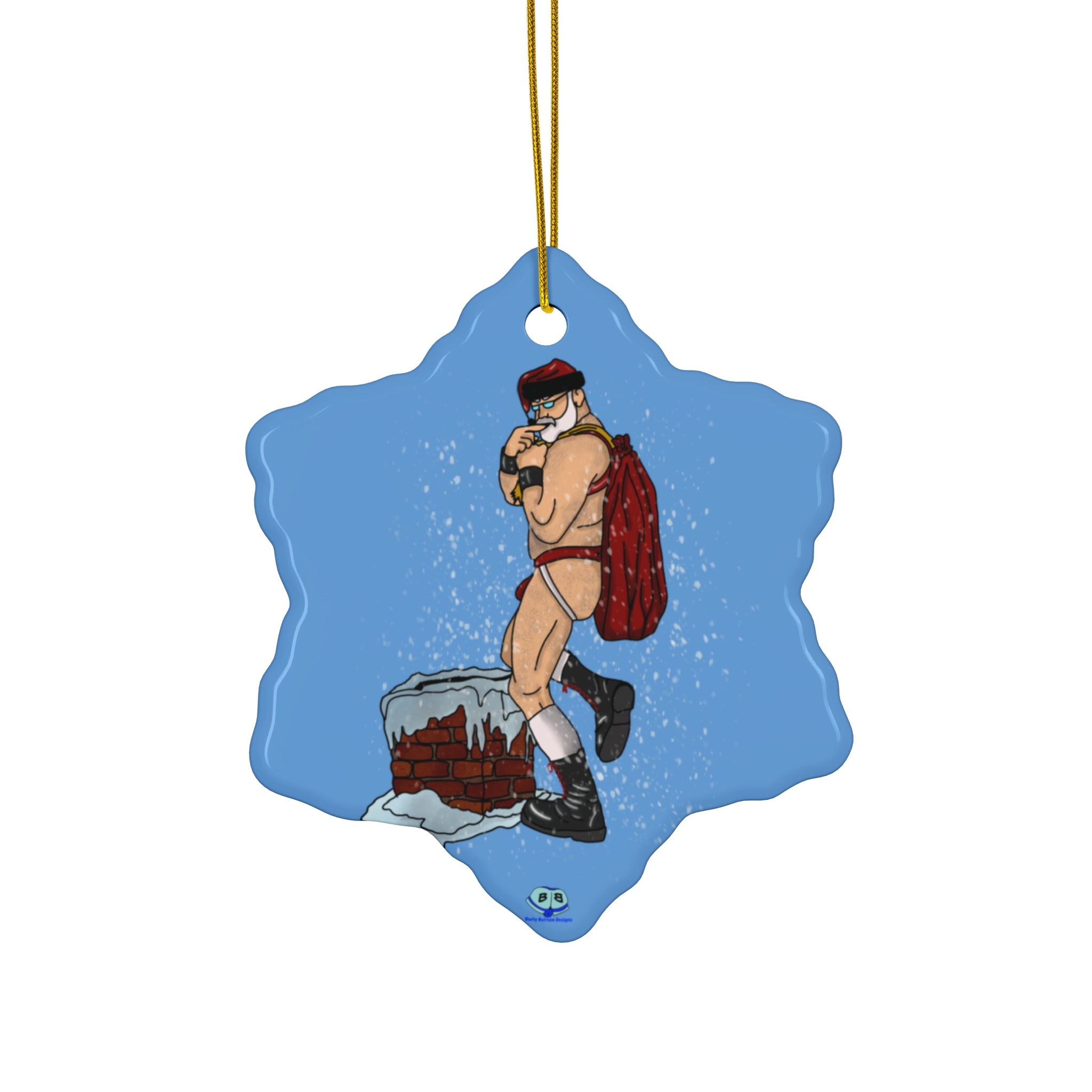 Ceramic Ornament - Santa's Sack