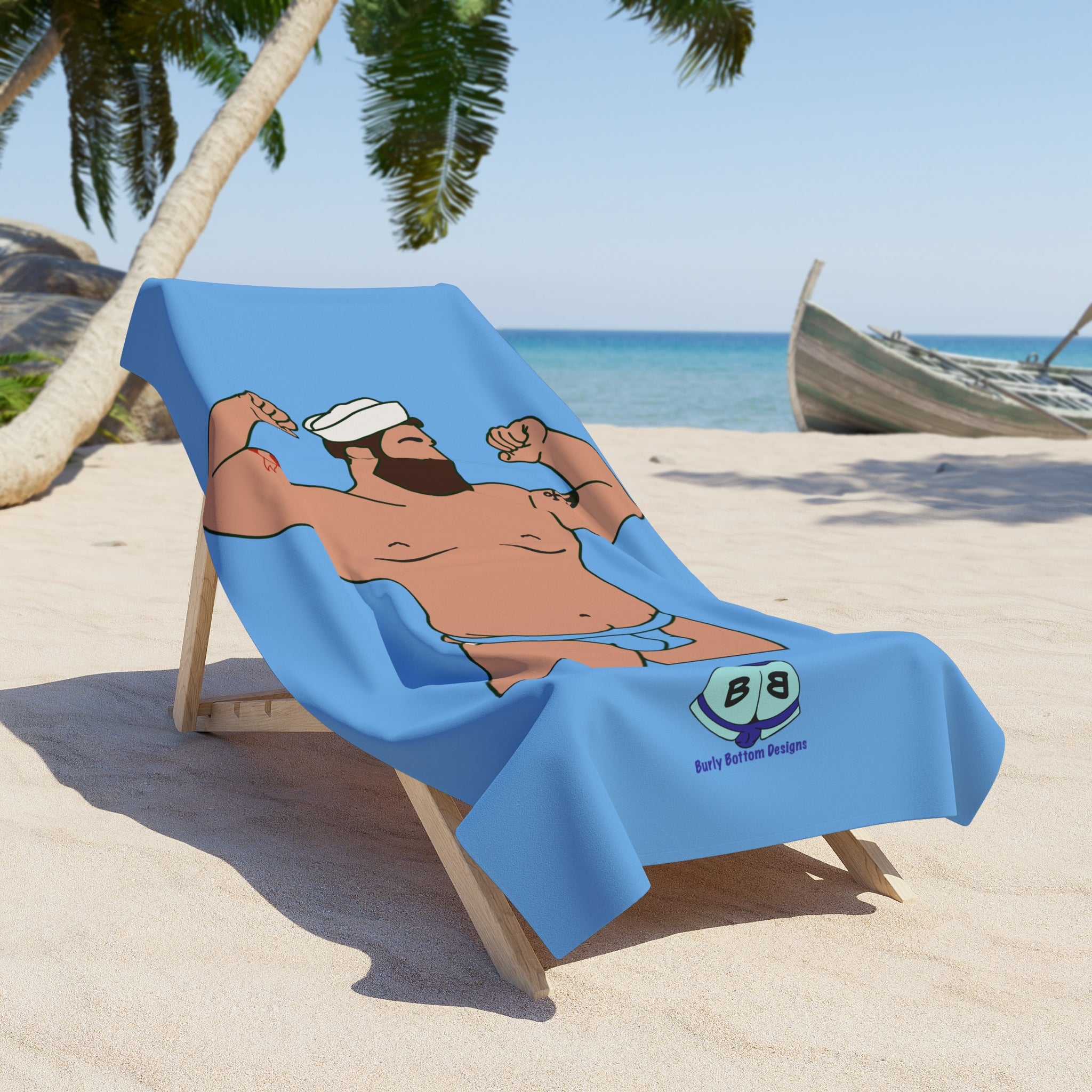Beach Towel - Burly Sailor