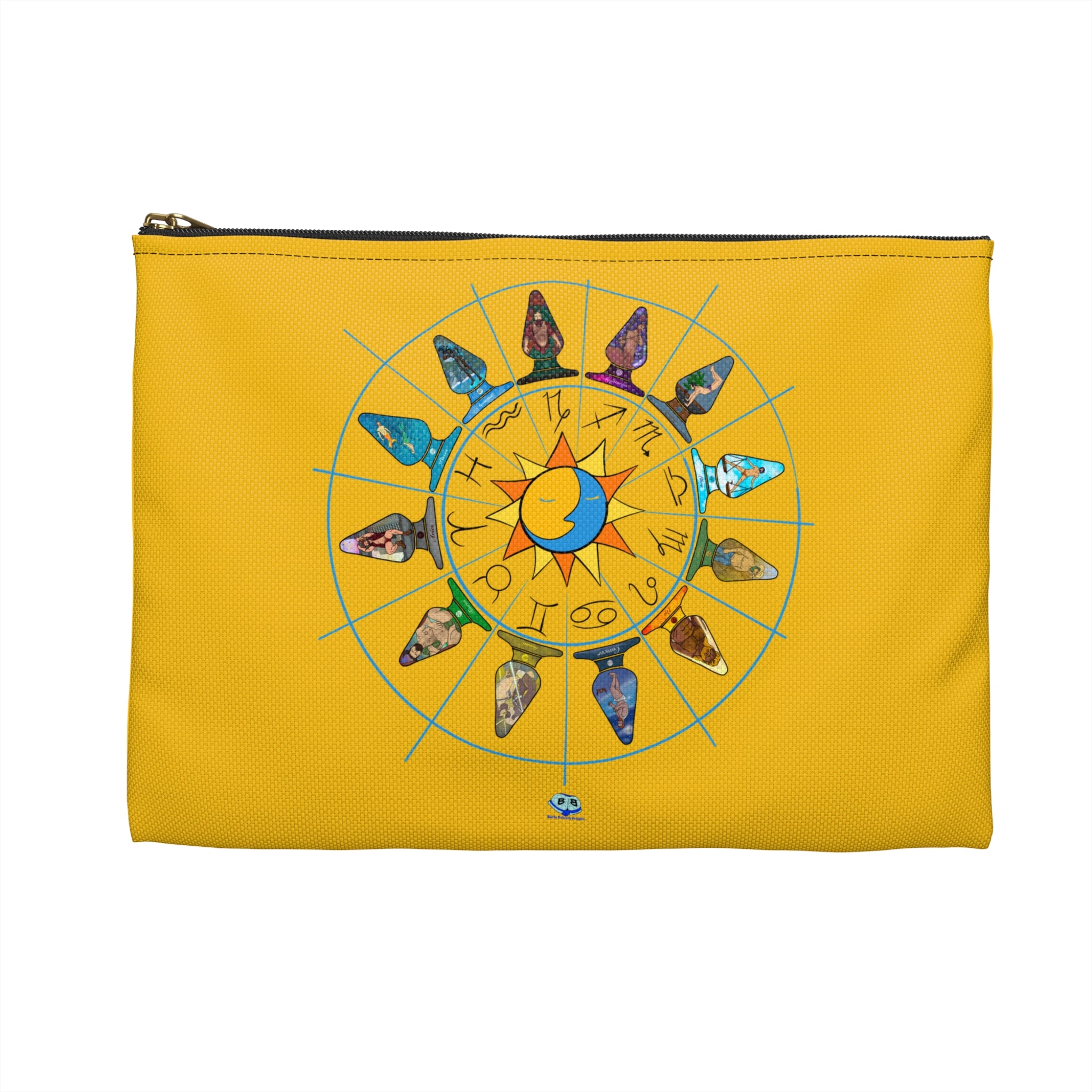 Zipper Gear Pouch - Zodiac Butt Plug: Gemini