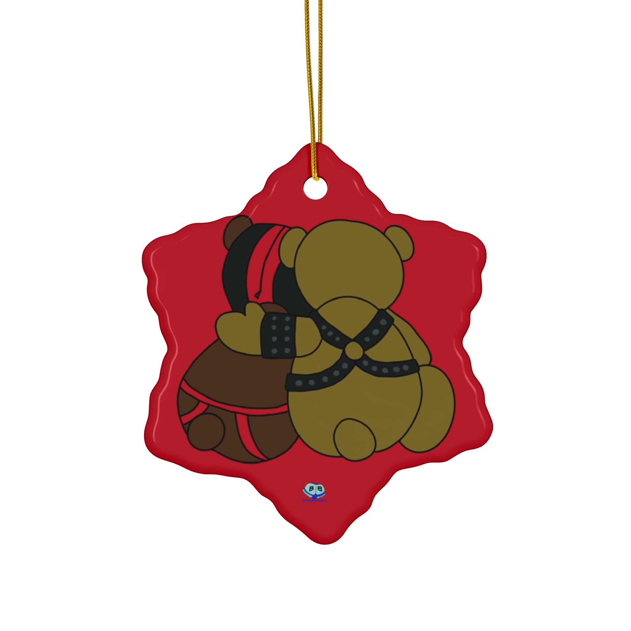 Ceramic Ornament - Bondage Bears