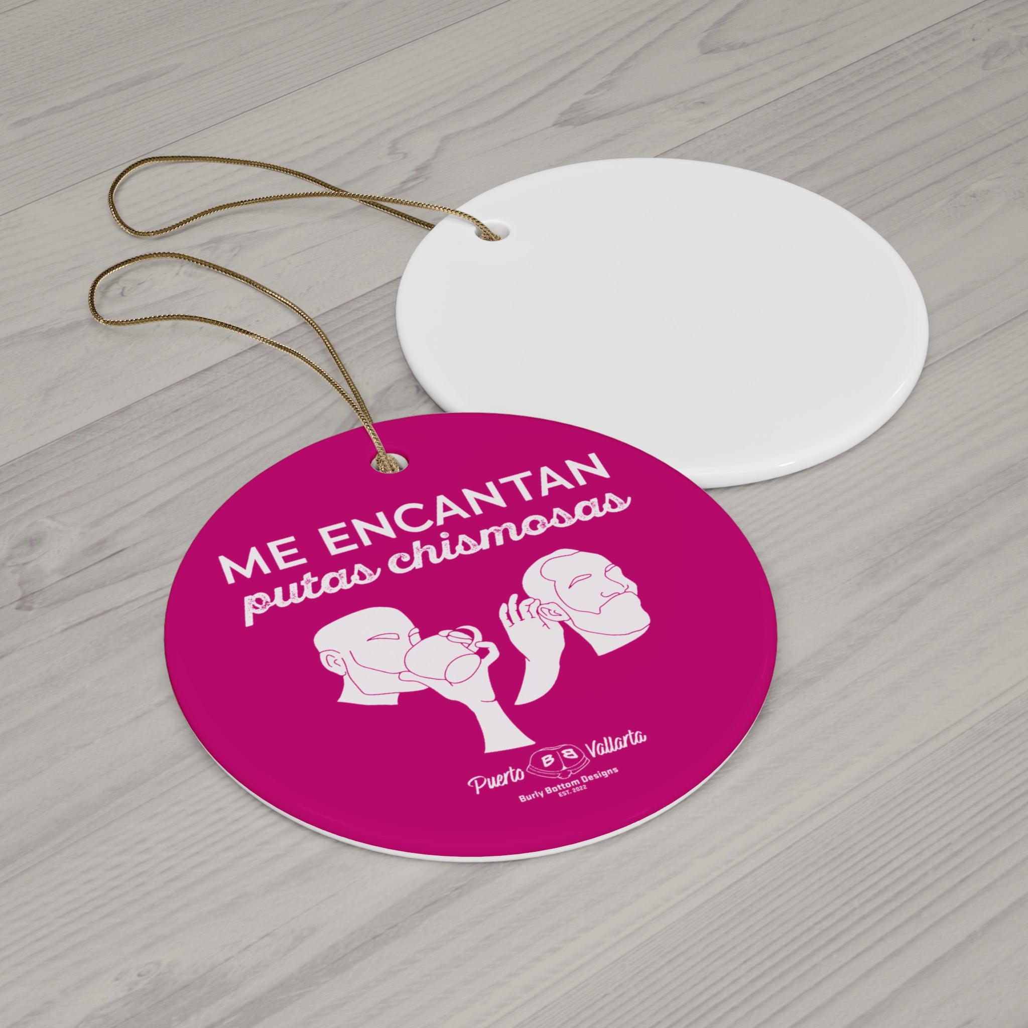 Ceramic Ornament - Putas Chismosas