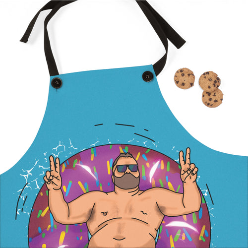 Apron - Peace, Love and Doughnuts