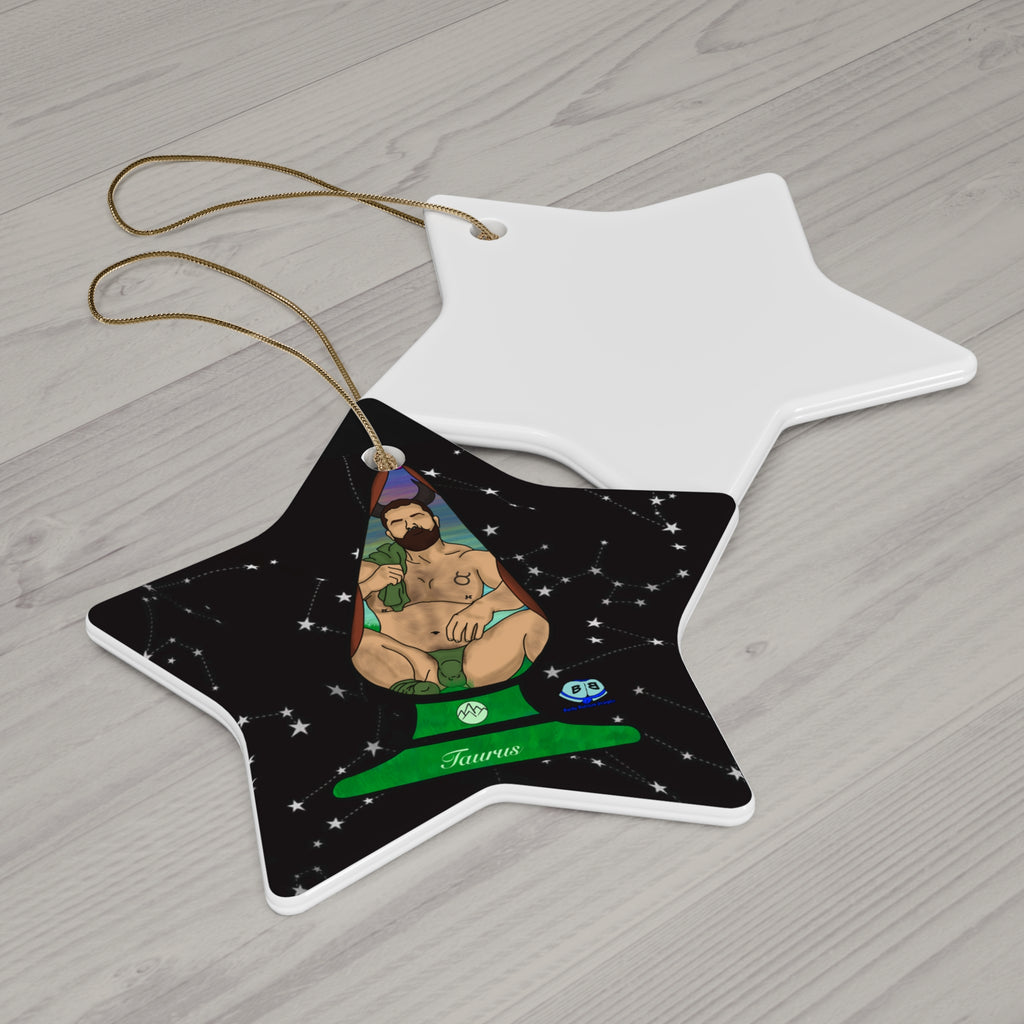 Ceramic Ornament - Zodiac Butt Plug: Taurus