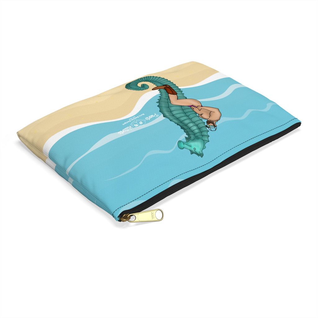 Zipper Gear Pouch - El Hombre Sobre El Caballito De Mar