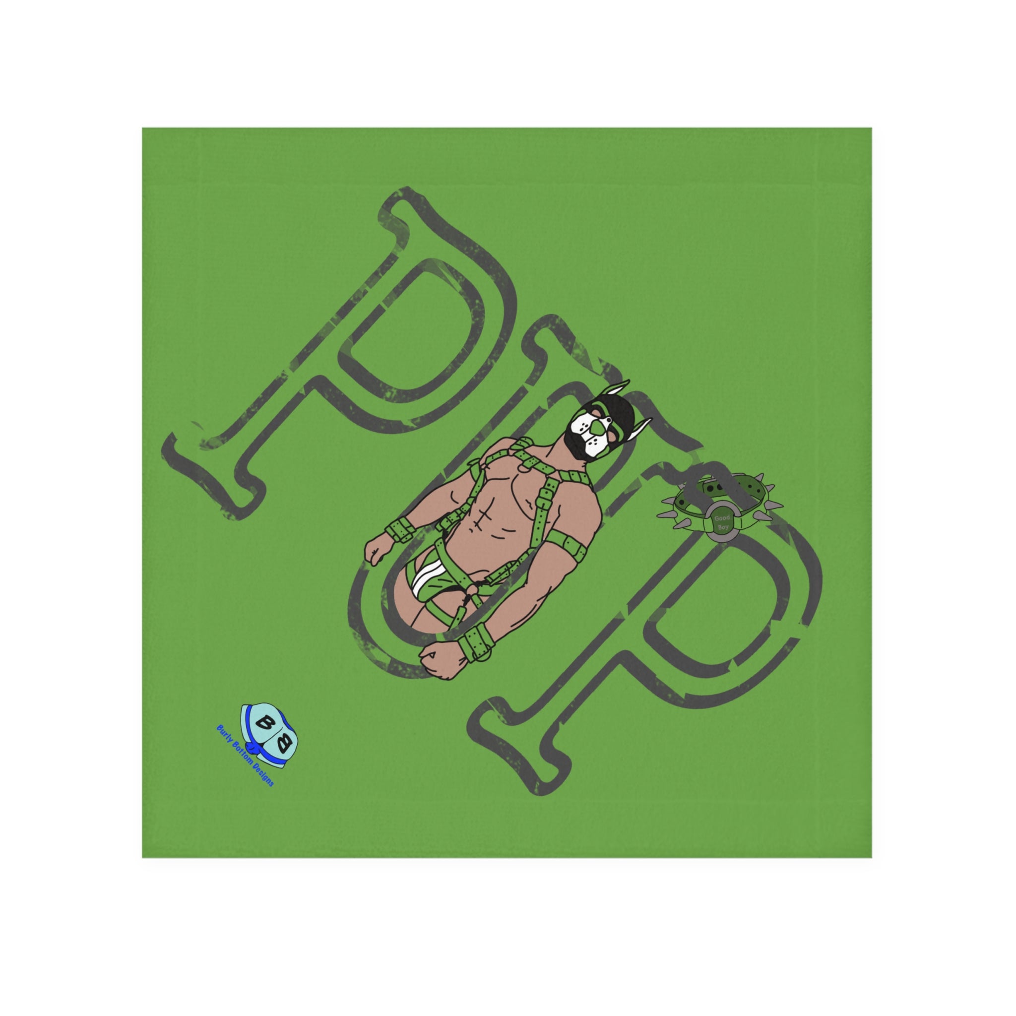 Cum Rag - Pup Sign (Green)