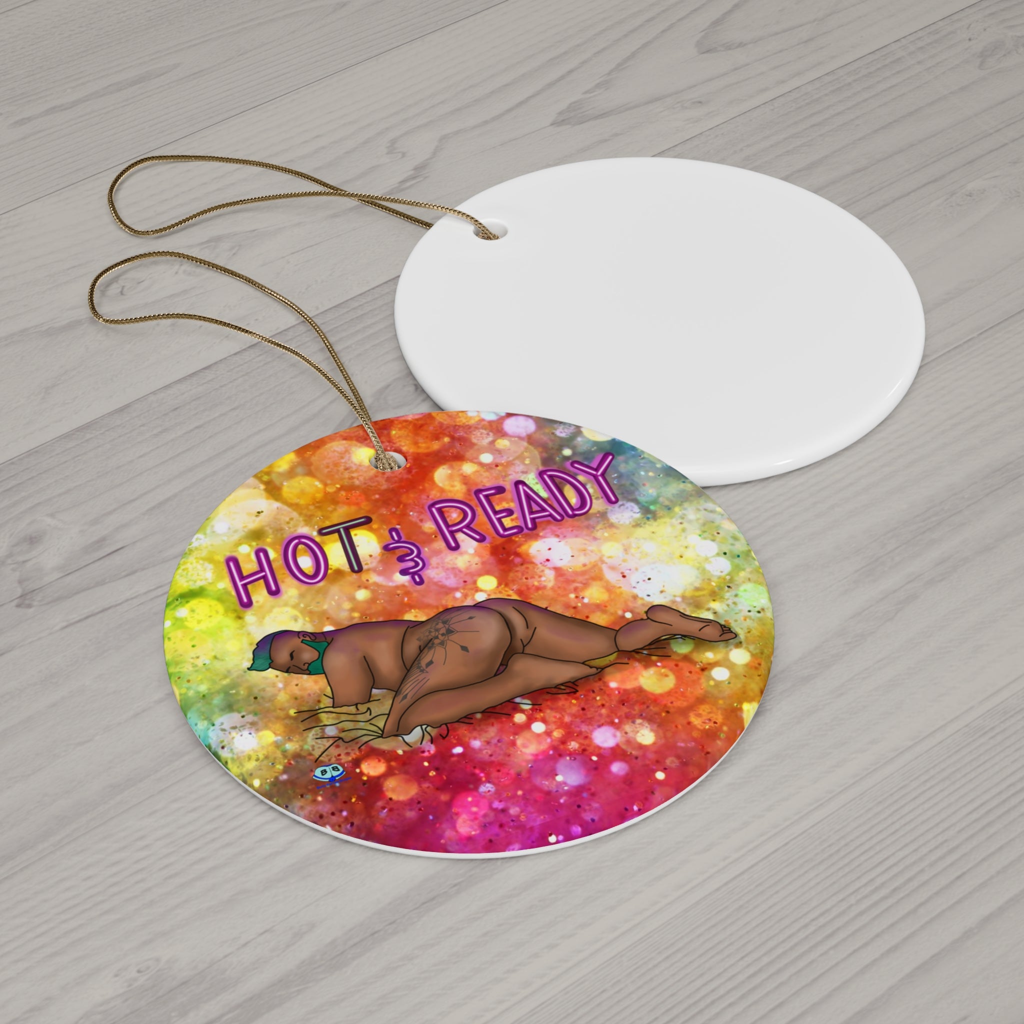 Ceramic Ornament - Hot and Ready
