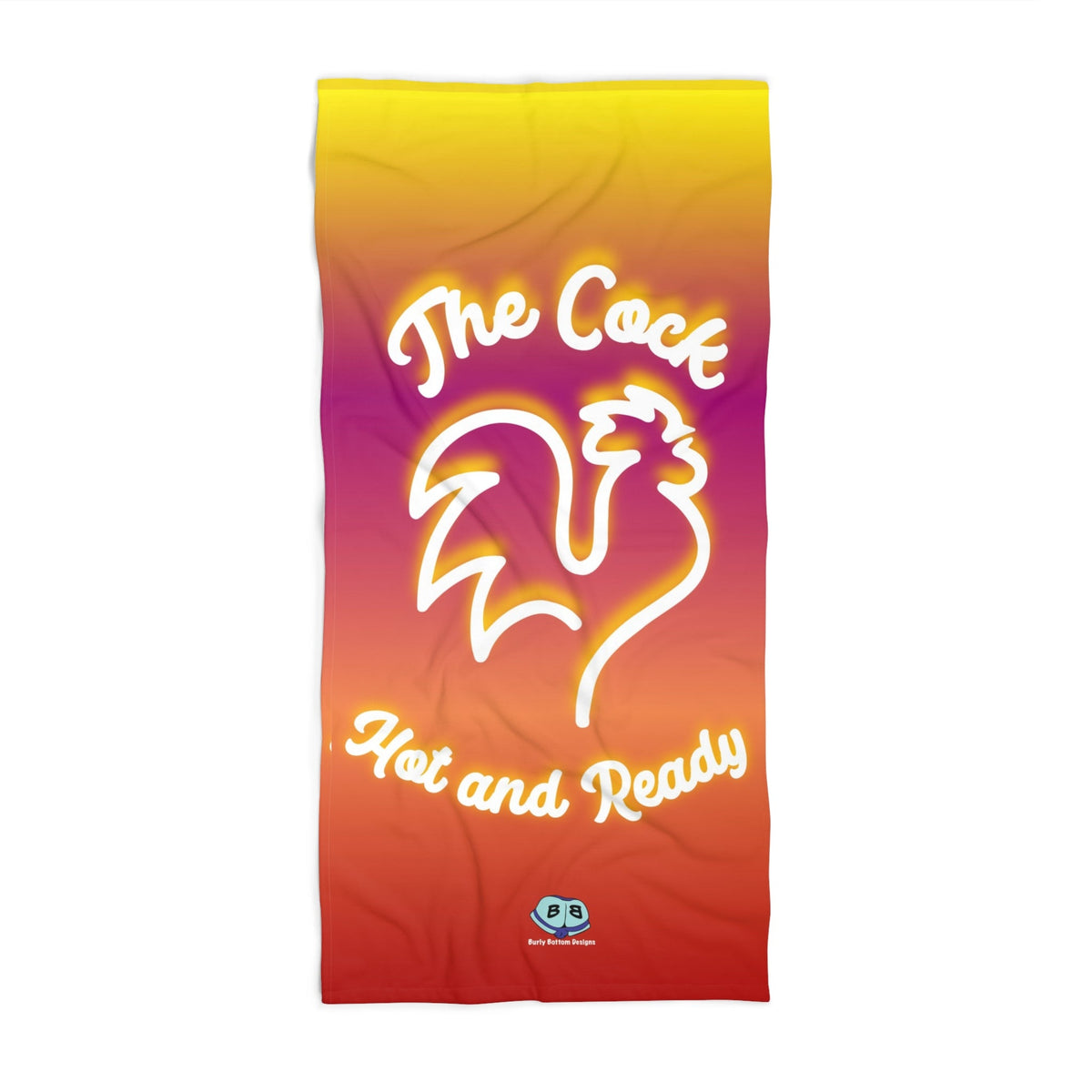 Beach Towel - The Cock Hot and Ready