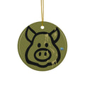 Ceramic Ornament - Cum Pig