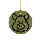 Ceramic Ornament - Cum Pig